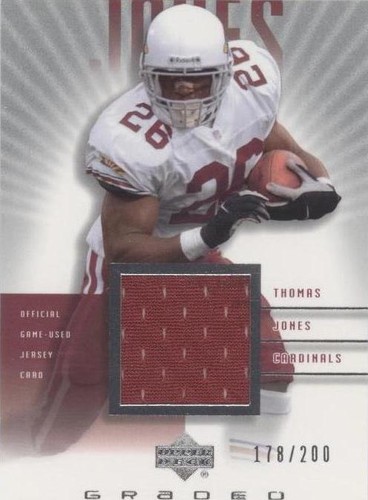 2002 Upper Deck Graded Thomas Jones #G1-TJ
