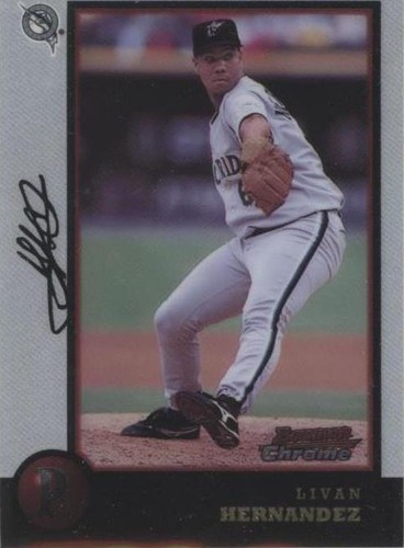 1998 Bowman Chrome - Livan Hernandez #48