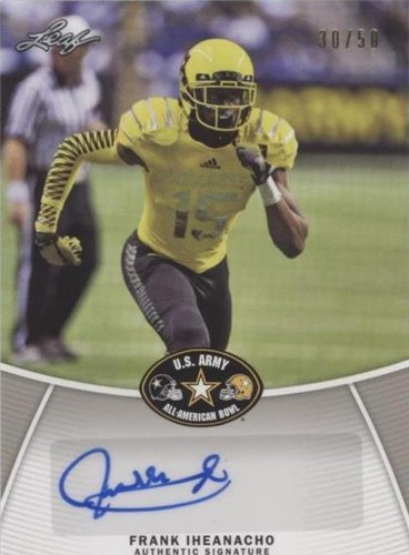 2014 Leaf U.S. Army All-American Bowl Frank Iheanacho #BA-FI1