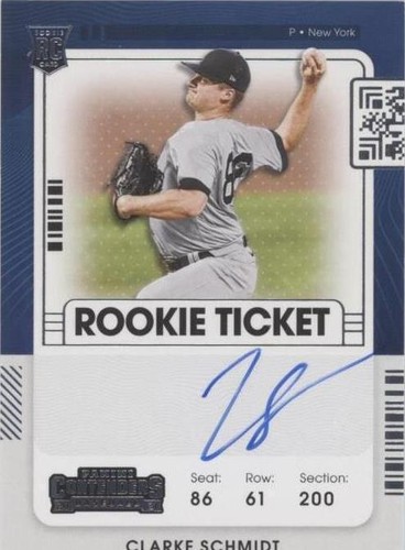 2021 Panini Contenders - Clarke Schmidt #132