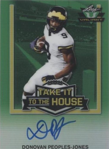 2020 Leaf Valiant Donovan Peoples-Jones #TH-DPJ