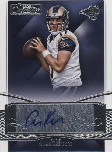 2015 Panini Donruss Signature Series Case Keenum #81