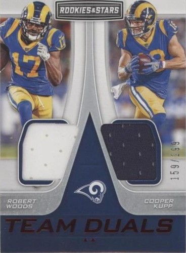 2019 Panini Rookies & Stars Cooper Kupp Robert Woods #TD-RC