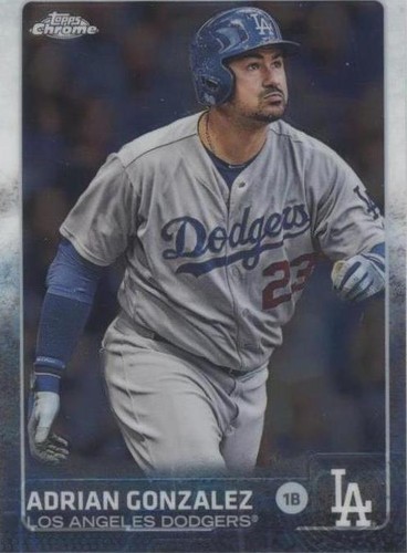 2015 Topps Chrome - Adrian Gonzalez #138