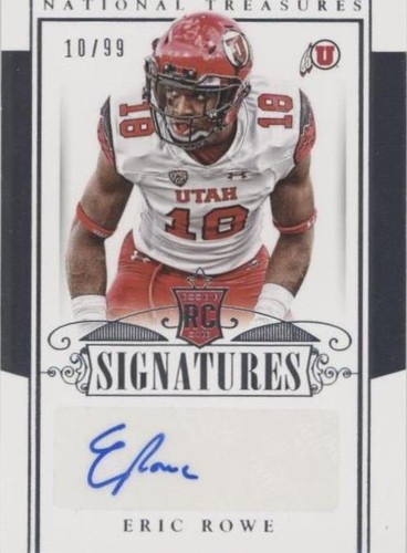 2015 Panini National Treasures College Eric Rowe #238