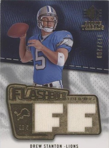 2008 SP Rookie Threads Drew Stanton #FF-DS