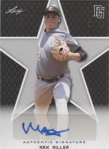 2020 Leaf Perfect Game National Showcase - Max Miller #BA-MM3