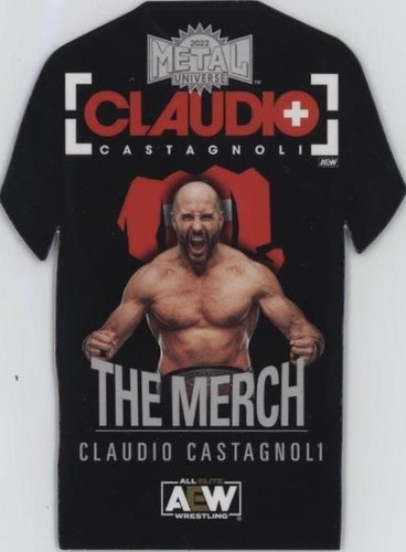 2022 Skybox Metal Universe AEW All Elite Wrestling - Claudio Castagnoli #TM-22