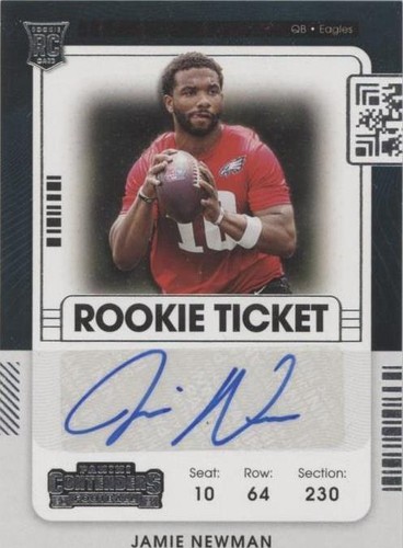 2021 Panini Contenders Jamie Newman #300