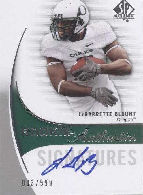 2010 SP Authentic LeGarrette Blount #168