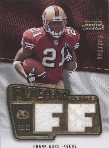 2008 SP Rookie Threads Frank Gore #FF-FG