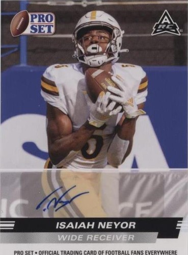 2022 Leaf Pro Set Draft Isaiah Neyor #PSA-IN1