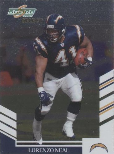 2007 Score Select Lorenzo Neal #282