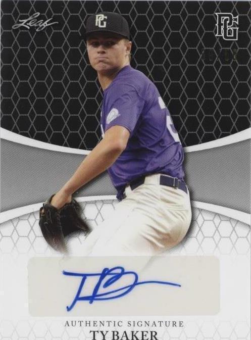 2022 Leaf Perfect Game National Showcase - Ty Baker #BA-TB1