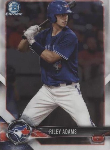 2018 Bowman Chrome - Riley Adams #BCP241