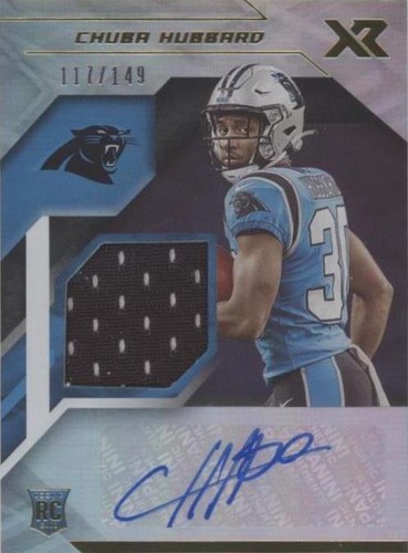 2021 Panini XR Chuba Hubbard #RSA-CHU