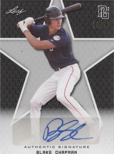 2020 Leaf Perfect Game National Showcase - Blake Chapman #BA-BC3