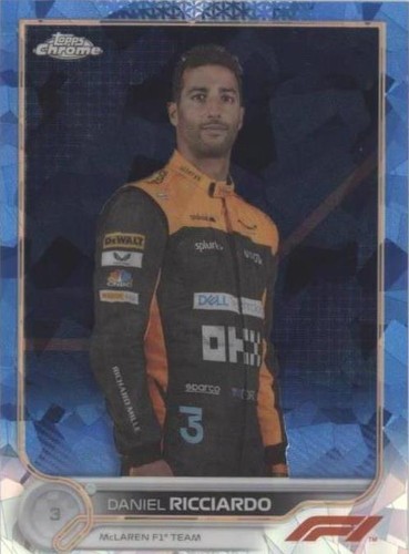 2022 Topps Chrome Sapphire Edition Formula 1 - Daniel Ricciardo #37