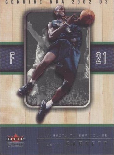2002-03 Fleer Genuine - Kevin Garnett #50