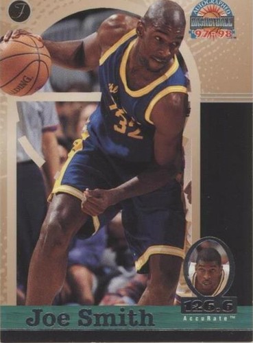 1997 Score Board Autographed Basketball - Joe Smith #31