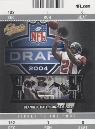 2004 Fleer Authentix DeAngelo Hall #102