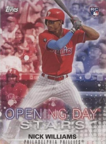 2018 Topps Opening Day - Nick Williams #ODS-NW