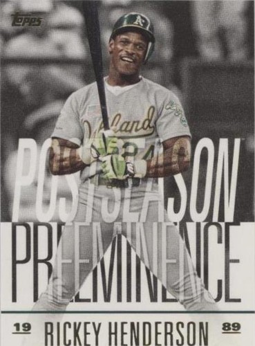 2018 Topps Update Series - Rickey Henderson #PO-20