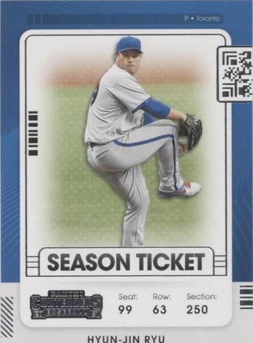 2021 Panini Contenders - Hyun-jin Ryu #48