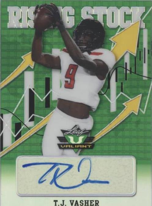 2021 Leaf Valiant T.J. Vasher #RS-TJV