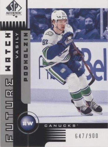 2021-22 SP Authentic - Vasily Podkolzin #01FW-VP