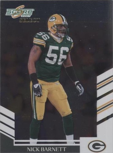 2007 Score Select Nick Barnett #60
