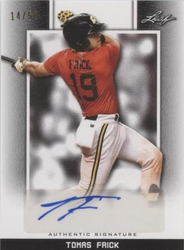 2019 Leaf Perfect Game National Showcase - Tomas Frick #BA-TF2