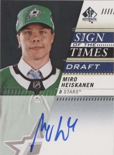 2019-20 SP Authentic - Miro Heiskanen #SOTTD-MH
