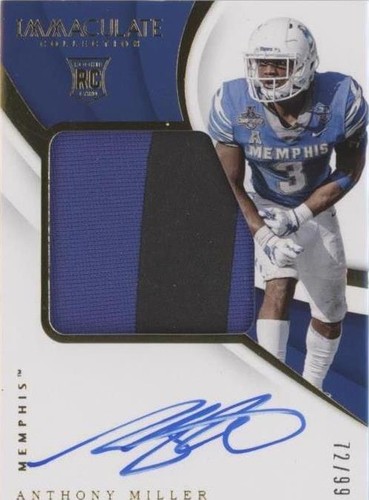 2018 Panini Immaculate Collection Collegiate Anthony Miller #122