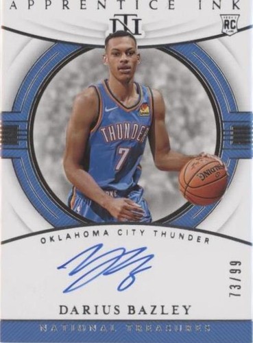 2019-20 Panini National Treasures - Darius Bazley #AI-DBZ