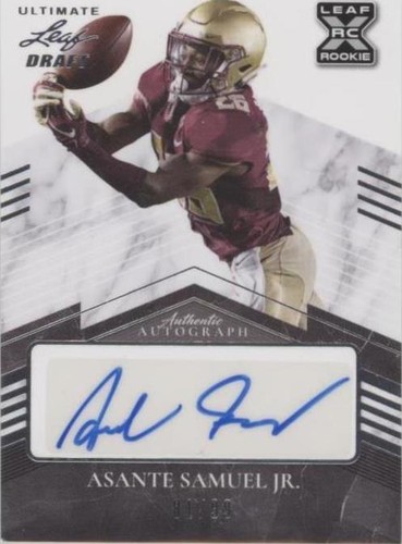 2021 Leaf Ultimate Draft Asante Samuel Jr. #BA-ASJ