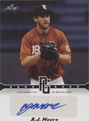 2013 Leaf Perfect Game Showcase - A.J. Moore #A-AJM