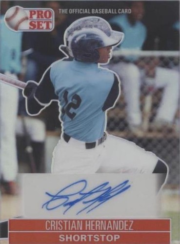 2021 Leaf Pro Set Metal - Cristian Hernandez #PS1-CH2