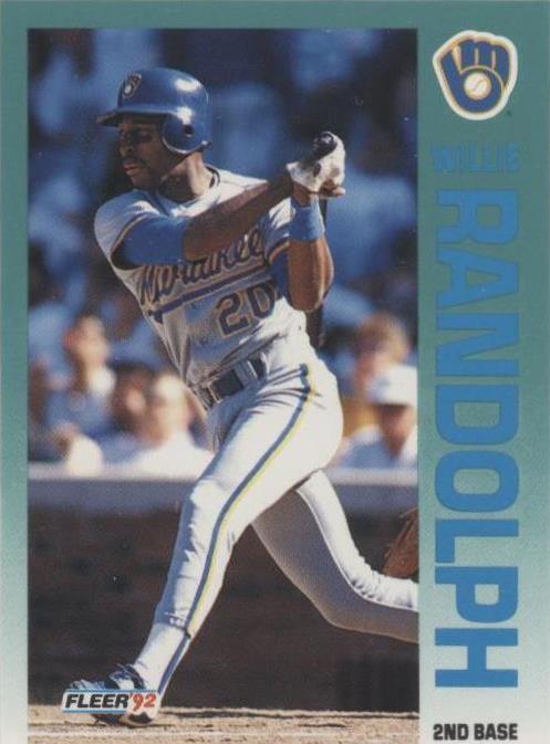 Fleer 1992 - Willie Randolph #186