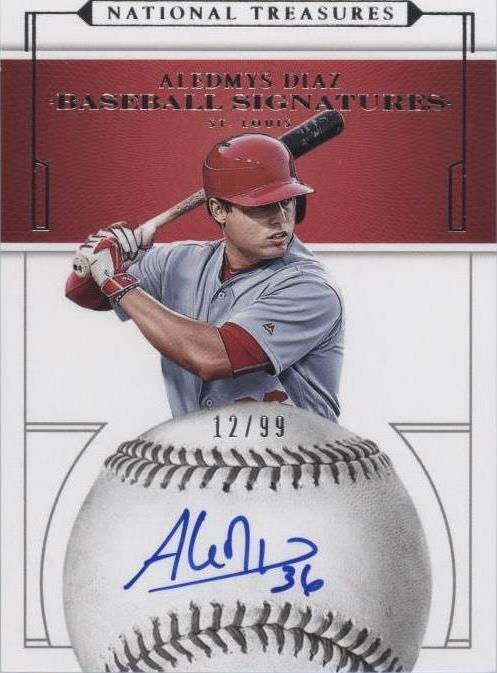 Panini National Treasures 2016 - Aledmys Díaz #BS-AD