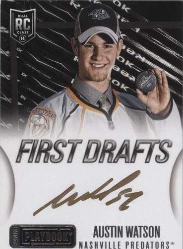 2013-14 Panini Playbook - Austin Watson #FD-AW