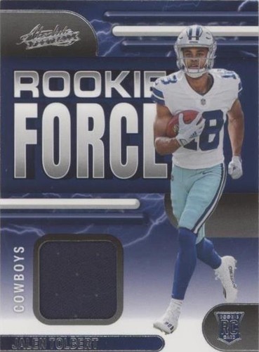 2022 Panini Absolute Jalen Tolbert #RF-24