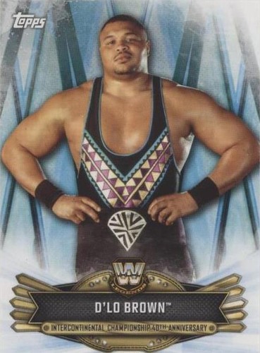 2019 Topps WWE Raw - D'Lo Brown #IC-21