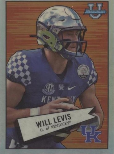 2022 Bowman University Chrome Will Levis #52BF-7