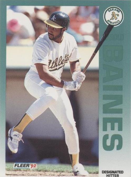 1992 Fleer — Гарольд Бейнс No249