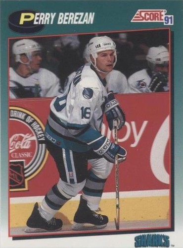 1991-92 Score Rookie and Traded - Perry Berezan #94T