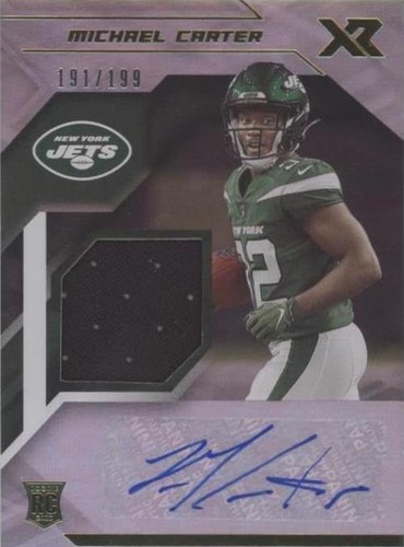2021 Panini XR Michael Carter #RSA-MCA