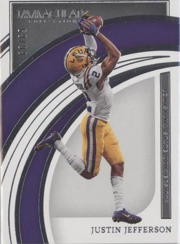 2022 Panini Immaculate Collection Collegiate Justin Jefferson #24