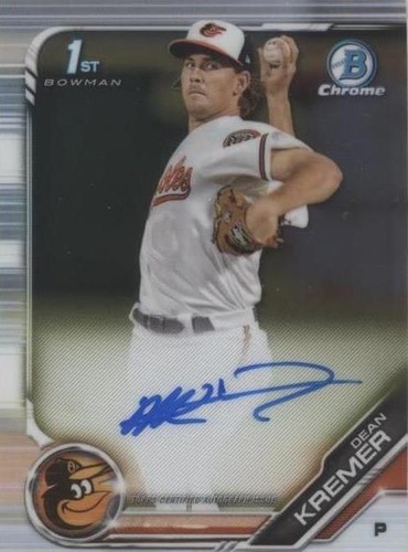 その他 2019 bowman DEAN kremer /499 auto 2019 Dean Kremer Bowman Chrome First Auto Refractor /499