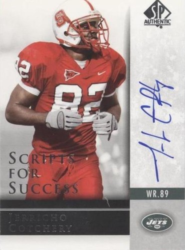2004 SP Authentic Jerricho Cotchery #SS-JC